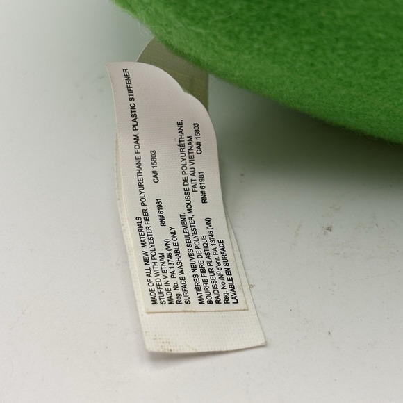 M&M Brand Green Plush Easter Bunny Basket W Baby Bunny Hook Close M&M Plush - Picture 9 of 10